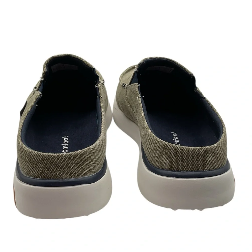 NWT OrthoComfoot Comfortable Mens Casual Slip-On Shoes - Olive size 42 US‎ 9